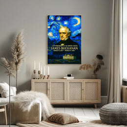 James Buchanan 15th President of the United States Presidential Masterpiece Series Poster