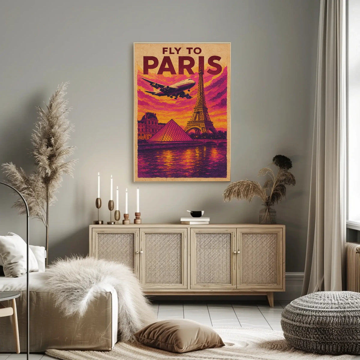 Fly To Paris Poster