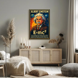 Albert Einstein EMc² Poster