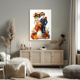Vibrant Day of the Dead Celebration Cultural or Heritage Poster