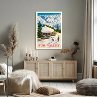 Sun Valley Ski Retreat Poster PosterGoat