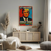 Triumphant Trump Leadership Pop Art Poster