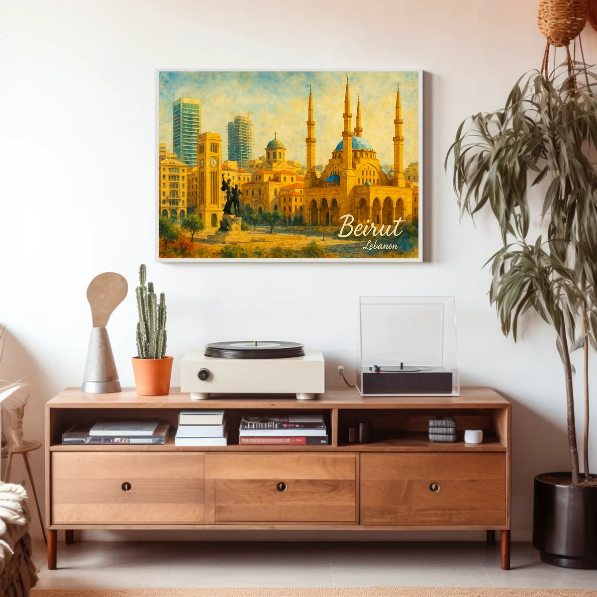 Beirut Cityscape Poster