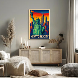 New York City Skyline Poster