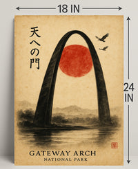 Gateway Arch Cultural Fusion National Park Poster