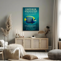 Emperor Angelfish A Jewel of the Reef Poster