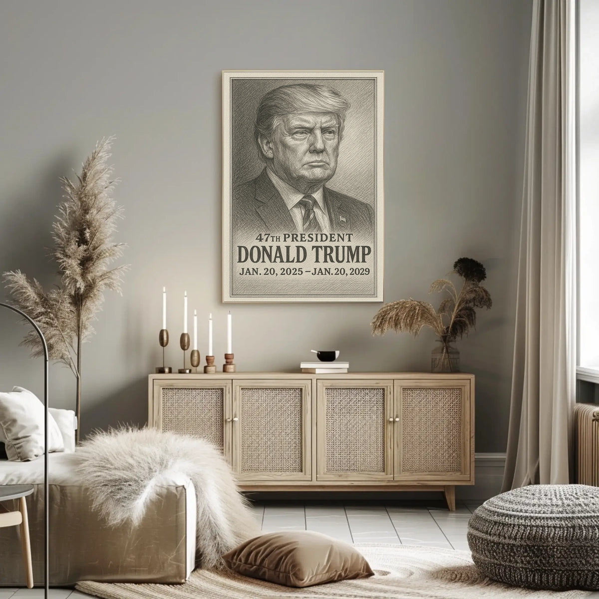 Donald Trump 47th President Poster