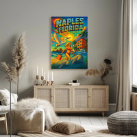 Naples, Florida The Sunshine States Gem Poster