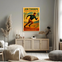 Jim Thorpe Legendary Olympian Cultural Icon Jim Thorpe Poster