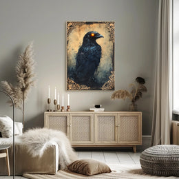 The Enigmatic Raven Poster