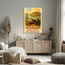Vicksburg Civil War Siege Poster