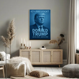 Donald Trump 47th President Poster