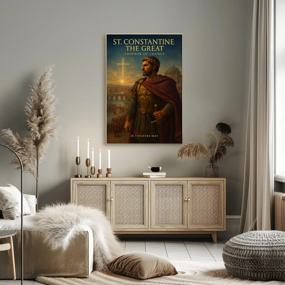 St. Constantine The Great Emperor Of Poster