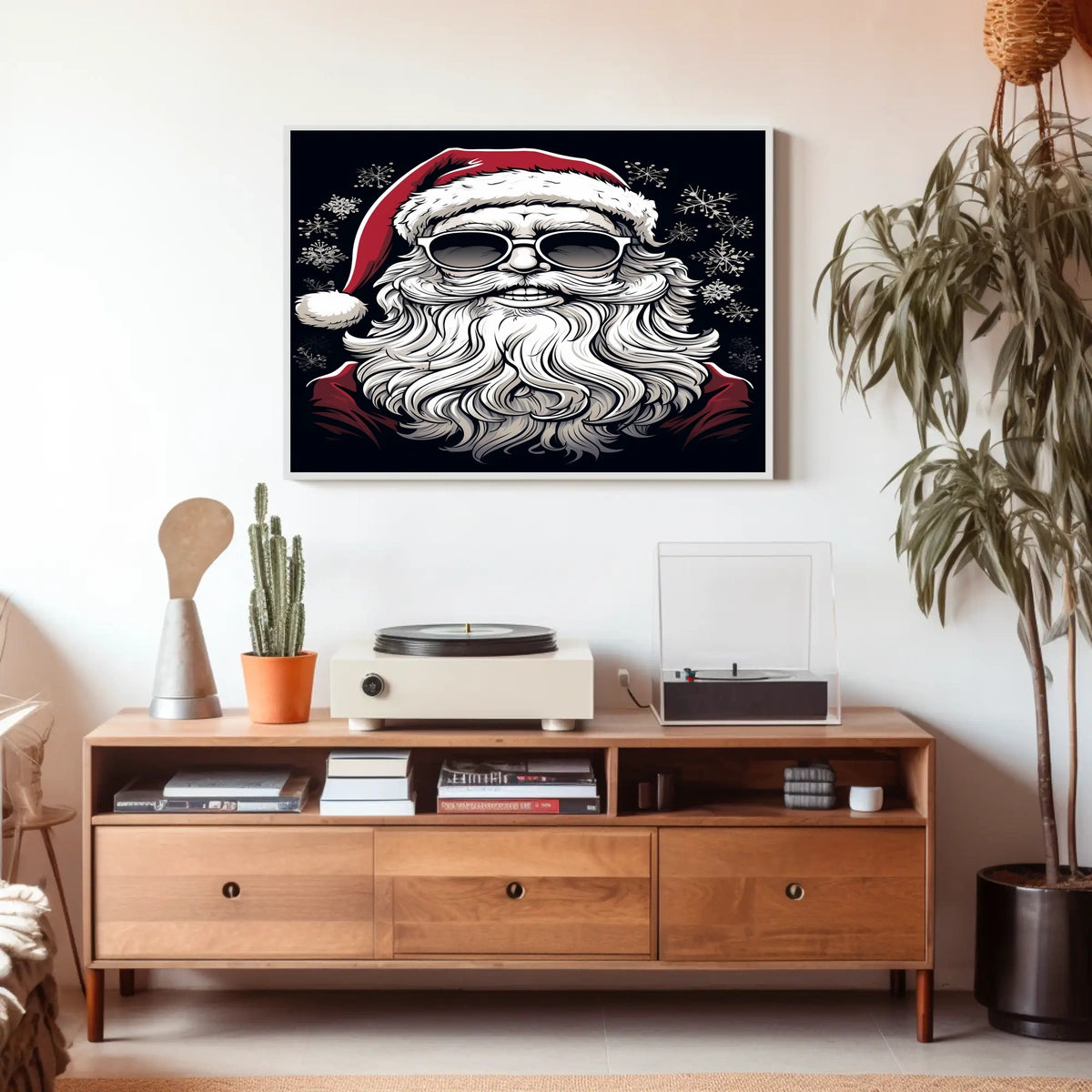 Cool Santa Vibes Poster
