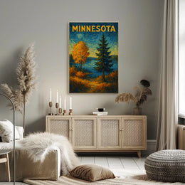 Minnesota Autumn Landscape Poster