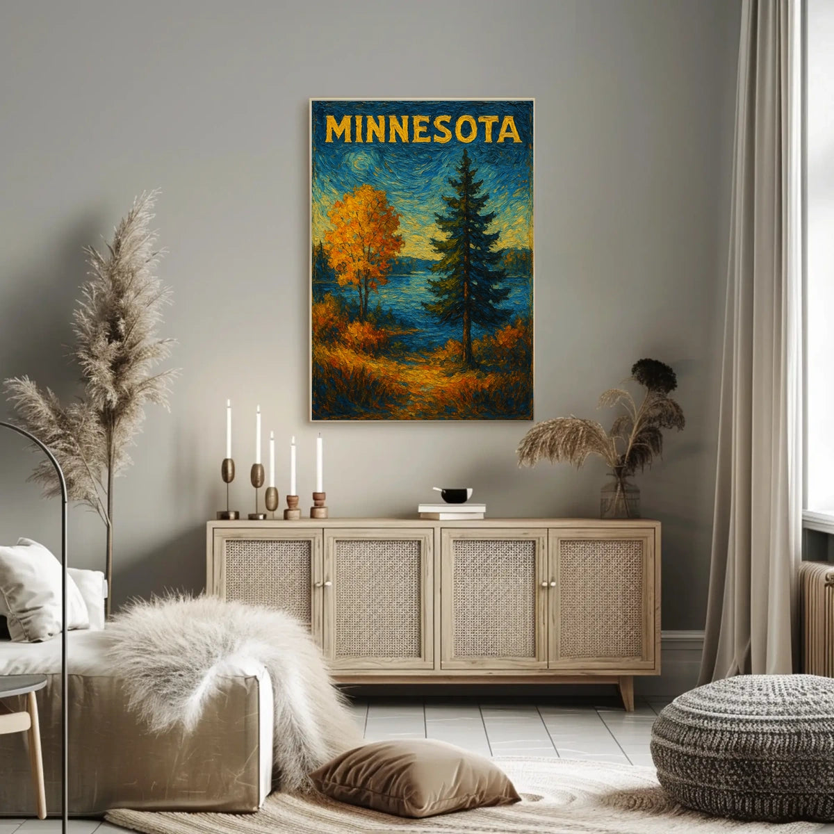 Minnesota Autumn Landscape Poster