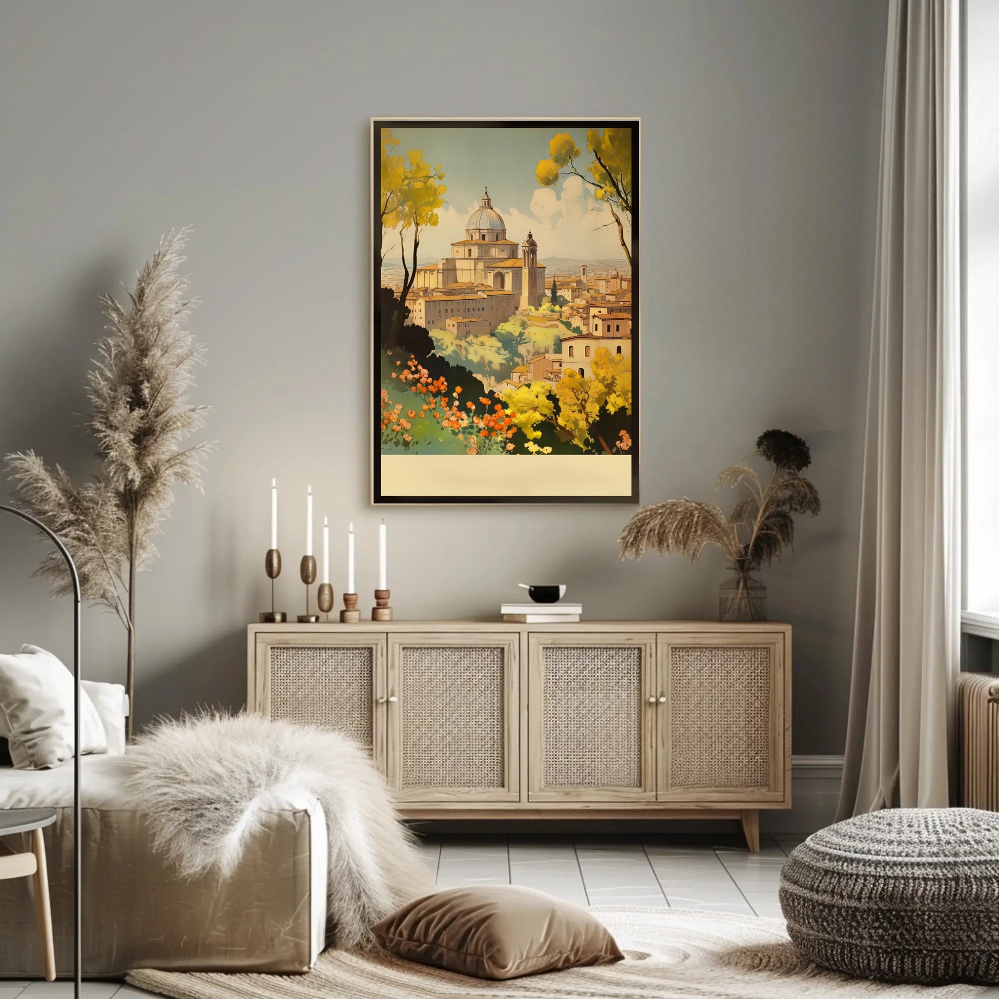 Tranquil Italian Landscape Poster