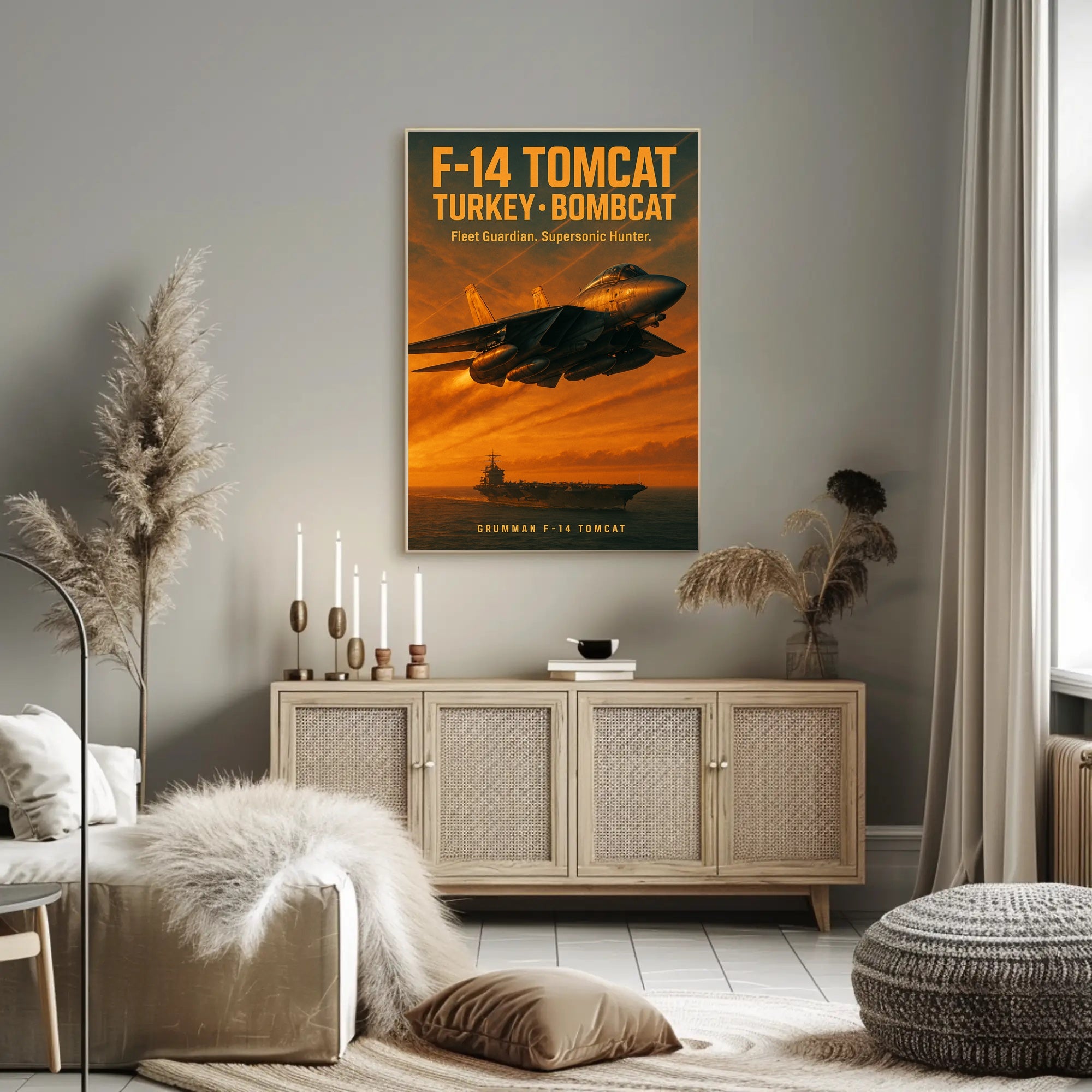 F-14 Tomcat Fleet Guardian Poster