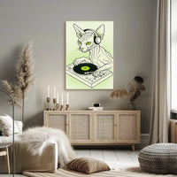 Dj Cat Vibes Poster