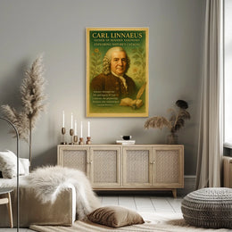 Carl Linnaeus Father of Modern Taxonomy Poster