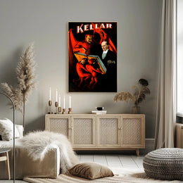 Kellar Magic Show Vintage Theatrical Poster