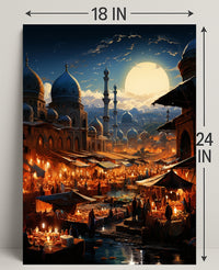 Moonlit Bazaar Poster