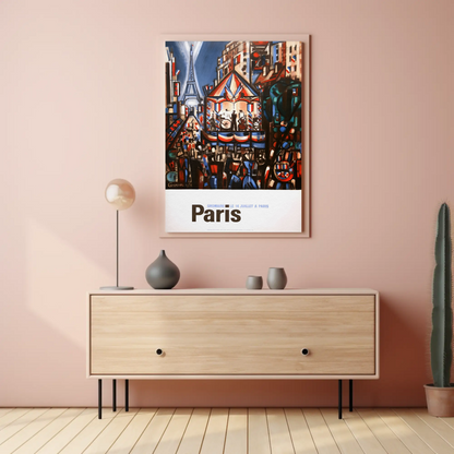 Paris – Bastille Day Celebration Poster