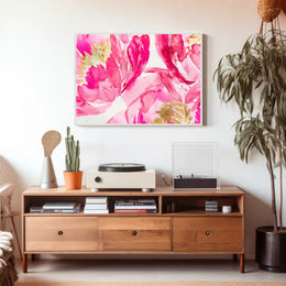Vibrant Floral Abstraction Poster