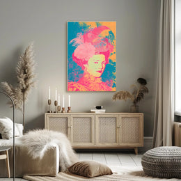 Vibrant Elegance Portrait Wall Art Print
