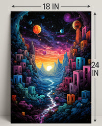 Cosmic Dreamscape Poster PosterGoat