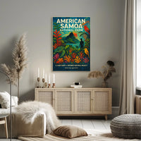 American Samoa Paradise National Park Poster