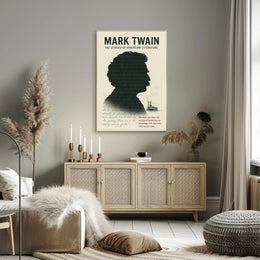 Mark Twain Vintage Inspiration Motivational or Quote Poster PosterGoat