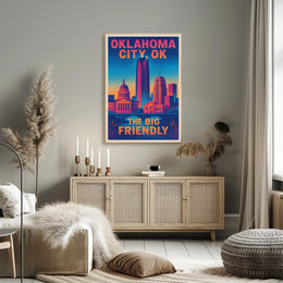 Oklahoma City The Big Friendly Poster