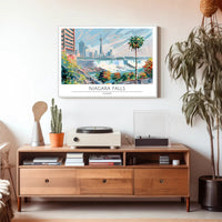 Vibrant View of Niagara Falls Poster PosterGoat