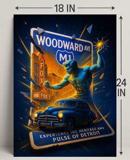 Experience the Heritage and Pulse of Detroit Poster PosterGoat