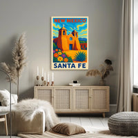 New Mexico Santa Fe Poster