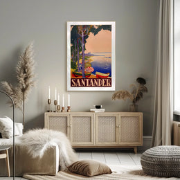 Santander Coastal Retreat Poster