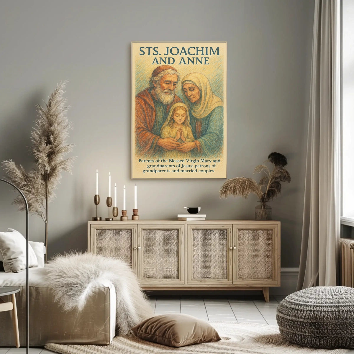 Sts. Joachim And Anne Poster
