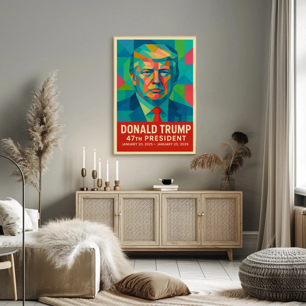 Donald Trump Vibrant Leadership Reimagined Poster