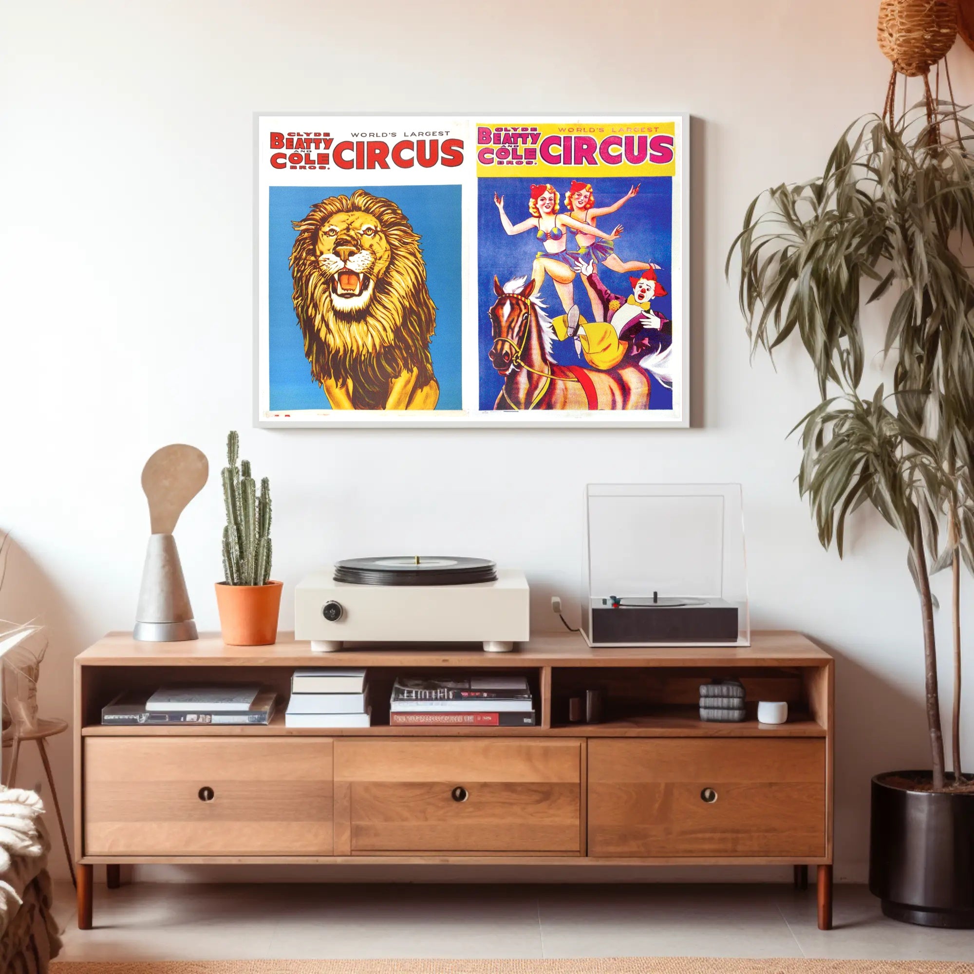 Clyde Beatty and Cole Bros. Circus – World's Largest Poster