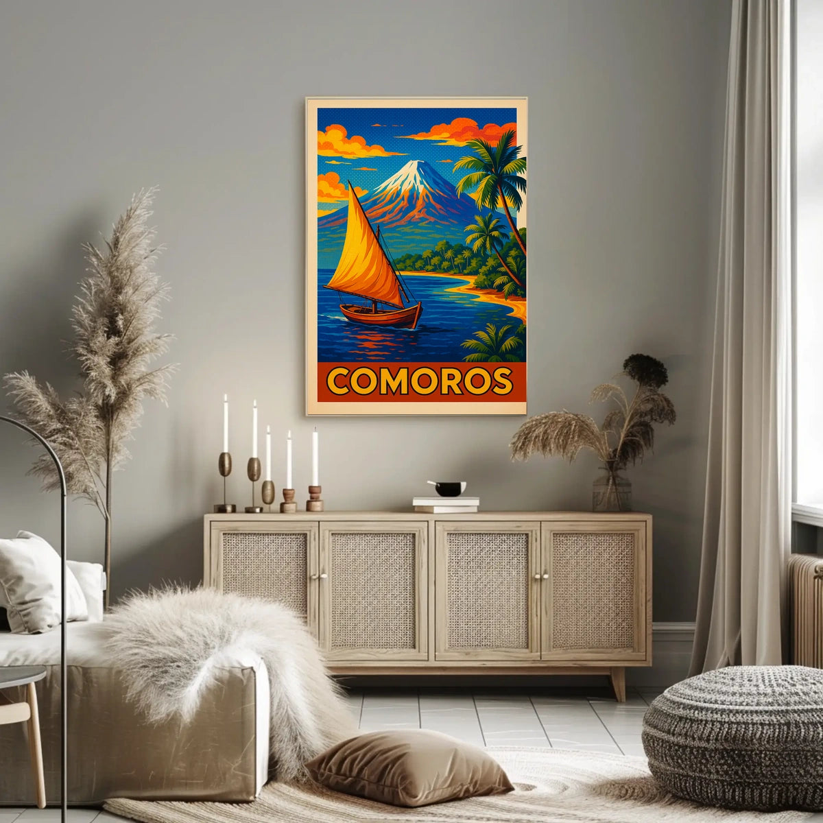Comoros Island Paradise Poster