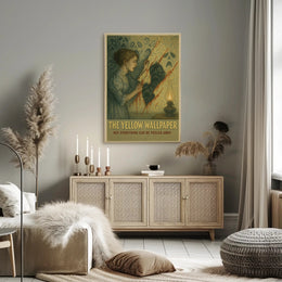 Eerie Vintage Mystery Artwork Unveiled in Artistic Poster