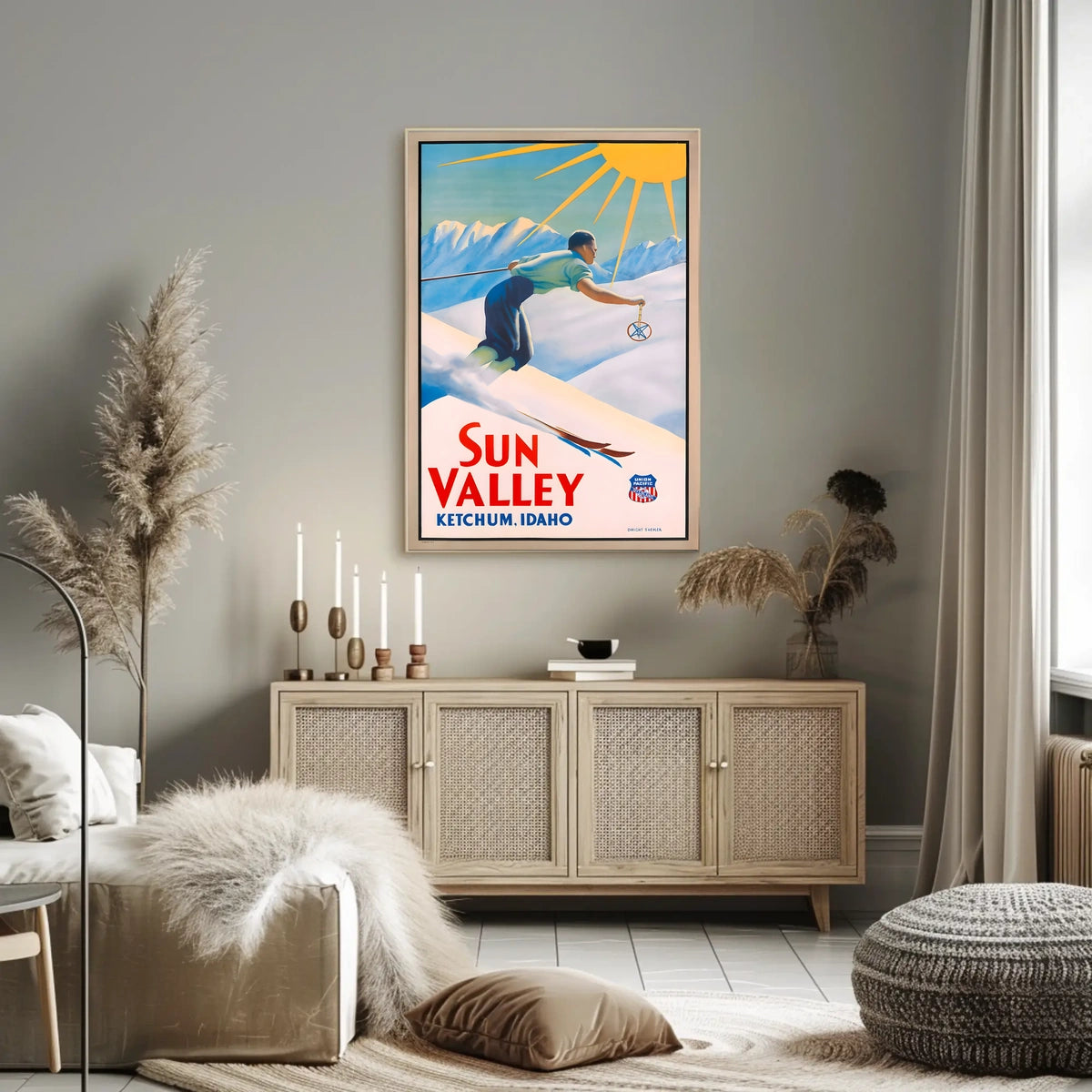 Sun Valley Skiing Adventure Poster