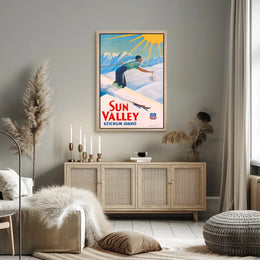 Sun Valley Skiing Adventure Poster