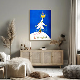 Pontresina Winter Wonderland Poster