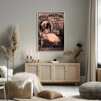 Mystical Native American Magic Show Cultural Heritage Poster