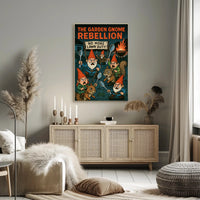 The Garden Gnome Rebellion Poster PosterGoat