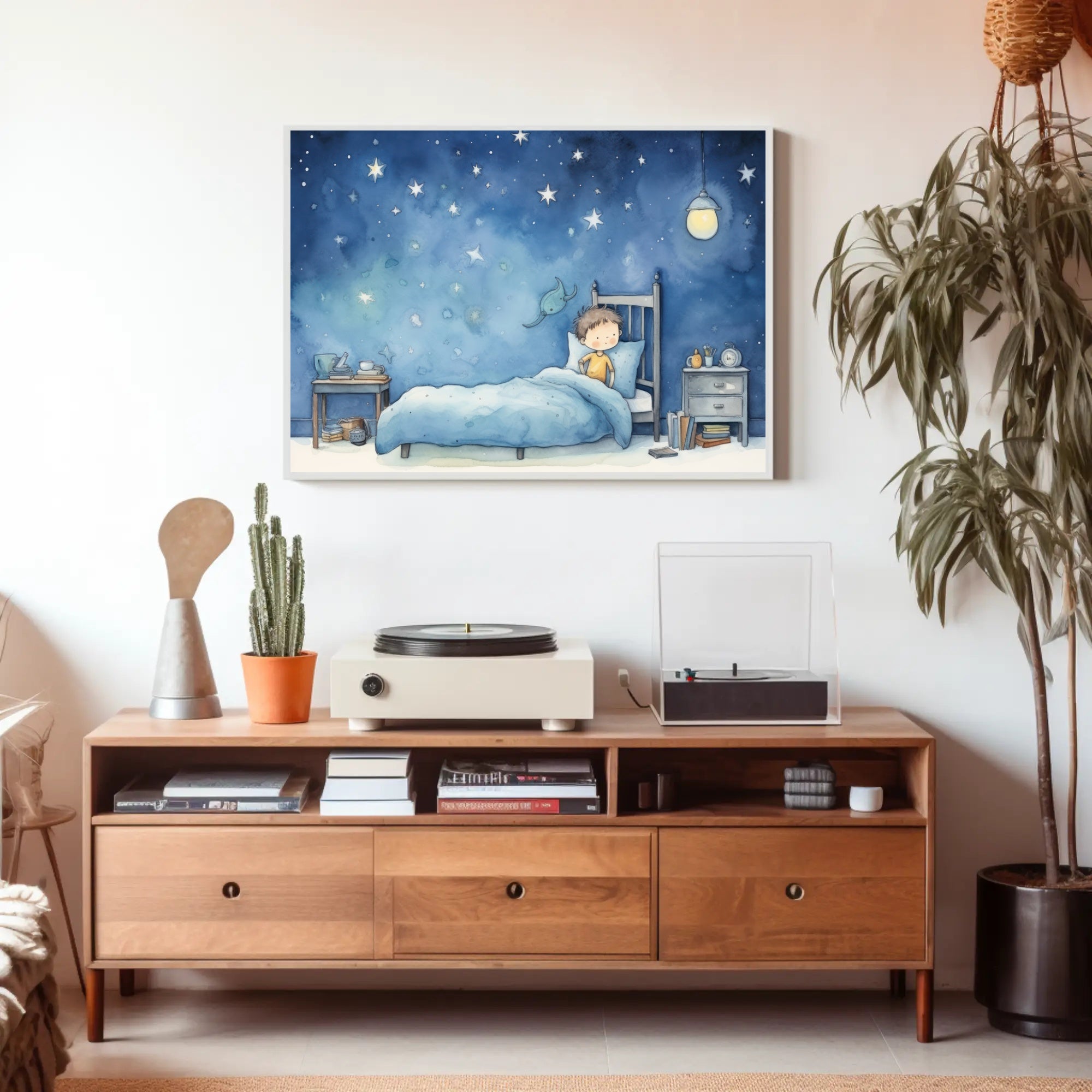 Dreamy Night Sky Poster