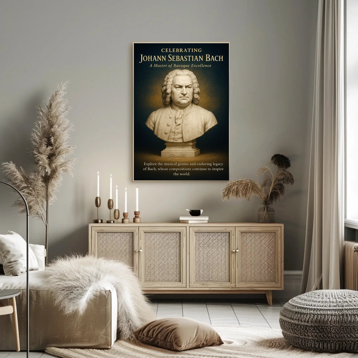 Celebrating Johann Sebastian Bach Poster