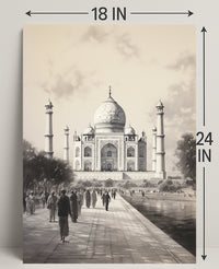 Timeless Beauty Of The Taj Mahal Poster